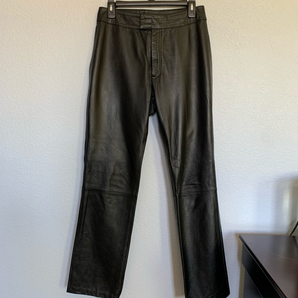 Vintage Rem Garson Black Leather Pants